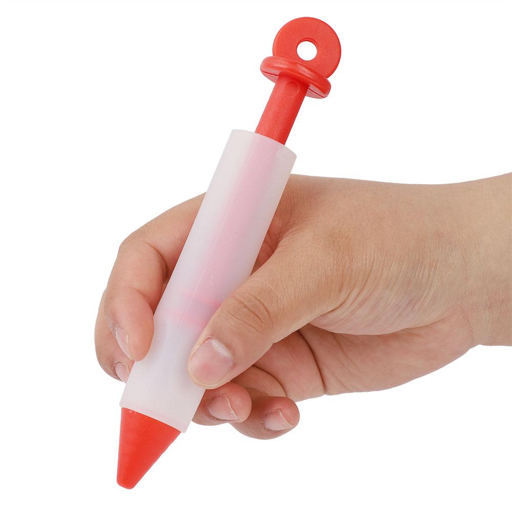 4 Nozzles Silicone Food Writing Pen Chocolate Decorating Tools Cake Mold