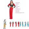 Vibrant Adult Aladdin Magic Lamp Princess Jasmine Halloween Costume For Parties