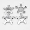 4Pcs 135mm Car Hub Caps 4F0601165N For 4s A4 A5 A6 A7 Q3 Q5 A3 S5 Auto Wheel Center Cap Hubcap Rim Covers Replace Accessoriess4