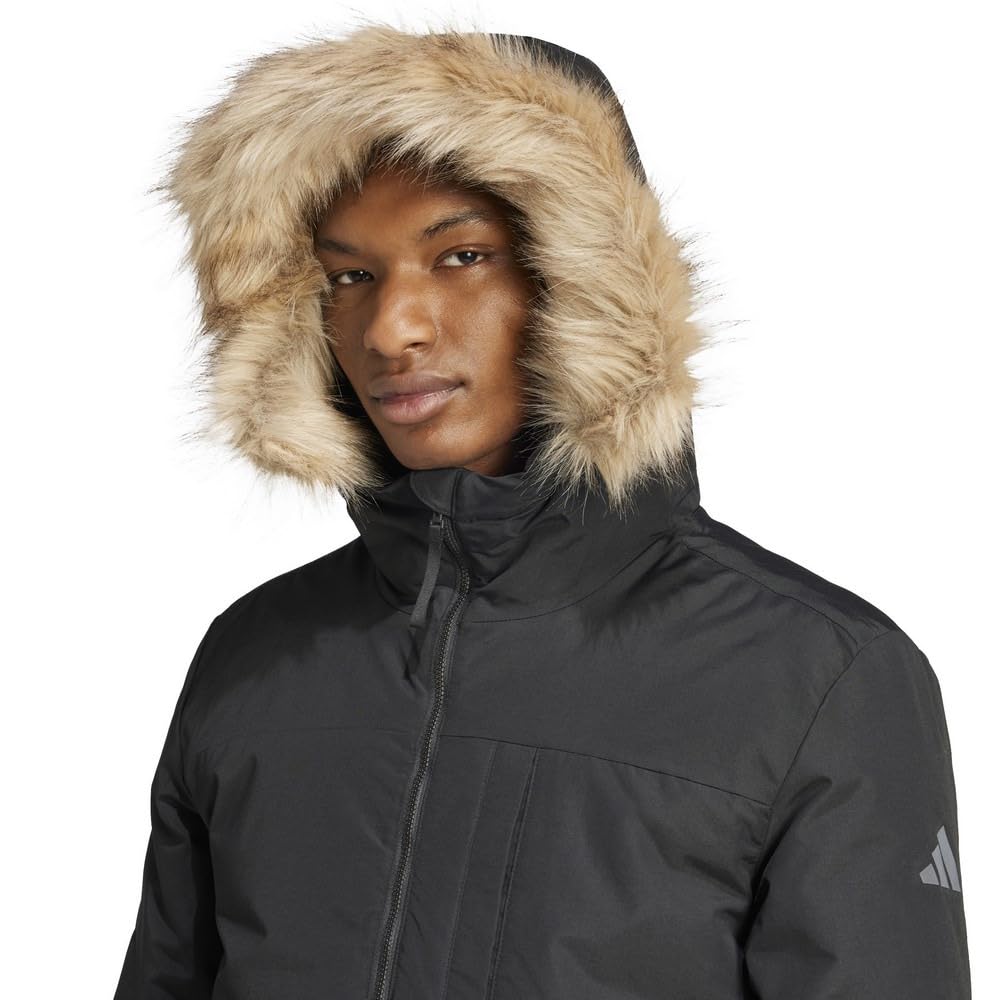 Jacket Paveric Fur Parka JUC84 Black [Adidas] Men's (IX8888) J/L