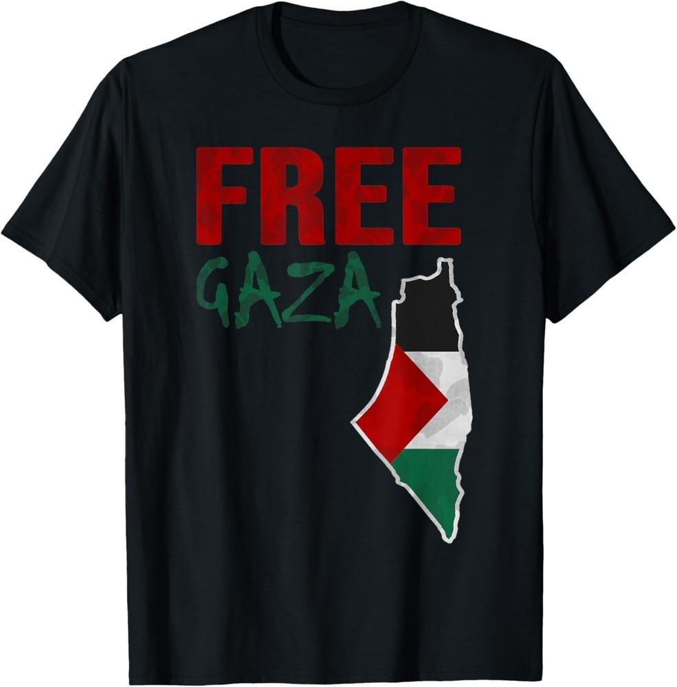 Free Gaza, Palestinian Fighter, Free Palestine, Palestina Unisex T-Shirt XXXL