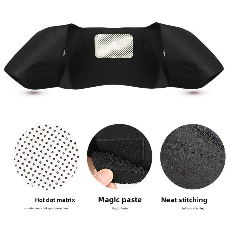 New Magnet Massage Double Shoulder Warm Protective Gear Far Infrared Warm Shoulder Shirt Hot Compress Double Shoulder Vest Protective Gear