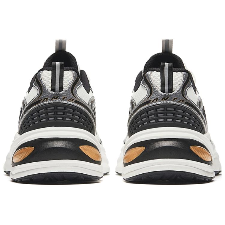 Anta Comfortable Versatile Slip-Resistant Durable Low-Top Casual Shoes Men sneakers White Silver Black 112438893-5