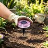 2Pcs Solar Mosaic Disc Lights Waterproof Pathway Lights Outdoor LED Garden Stake Lights Auto On/Off Solar Powered Lamps for Yard Lawn Driveway
