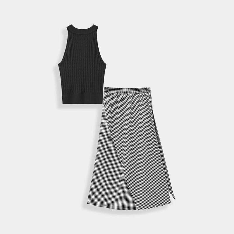 IEF Women's French Style Two-Piece Skirt Set