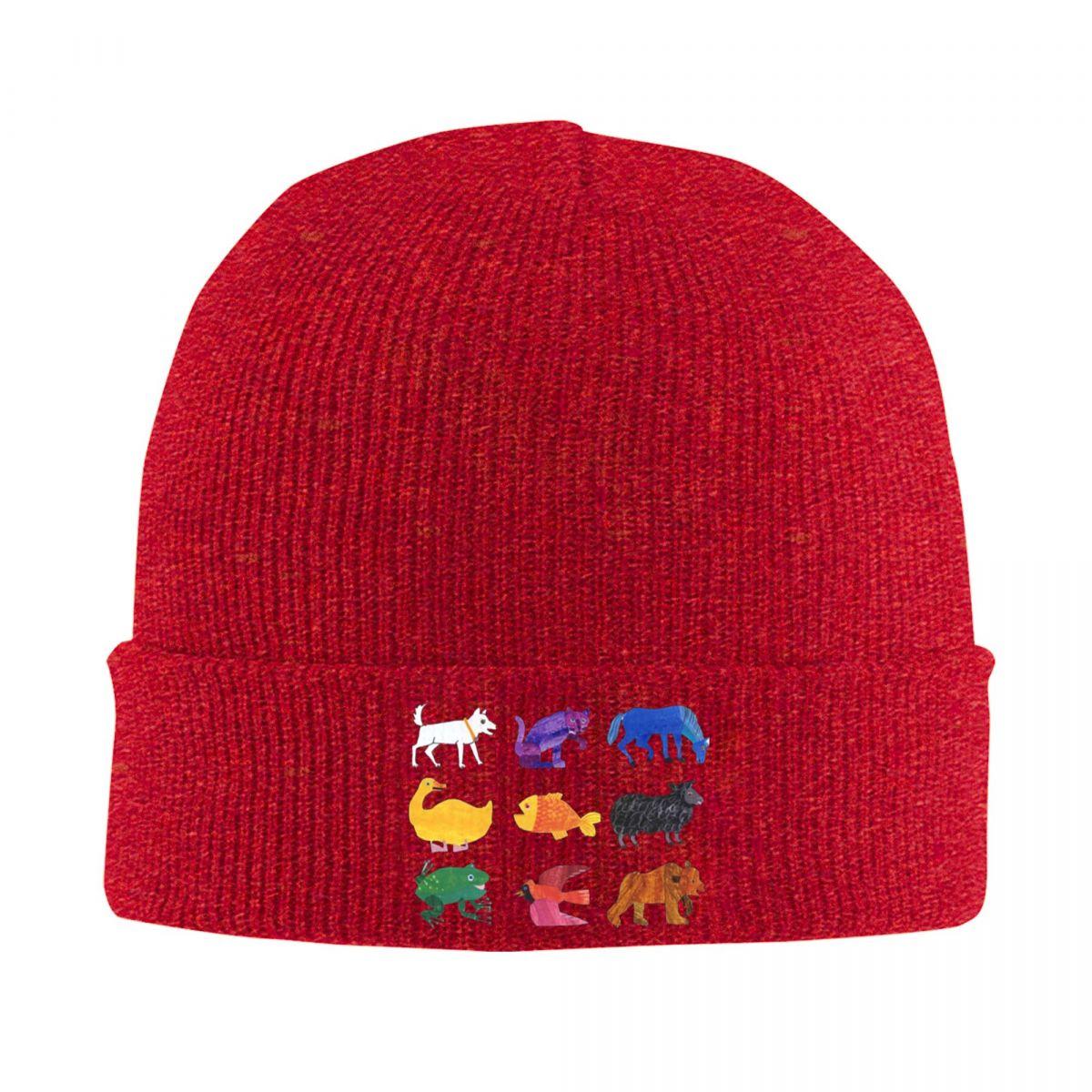 

Eric Carle Animals Warm Knitted Cap Hip Hop Bonnet Hat Autumn Winter Outdoor Beanies Hats for Unisex Women Adult One Size
