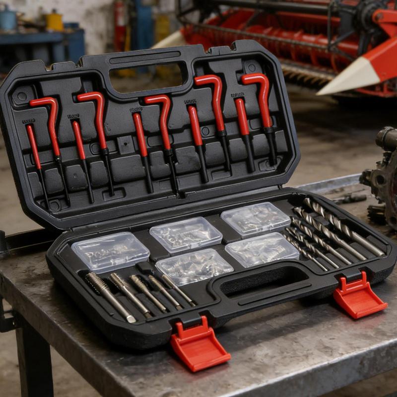 131pcs Rethreading Tool Kit Auto Engine Block Damage Repair Kit M5 M6 M8 M10 M 12 Engine Thread Repair Tool For Car Repair
