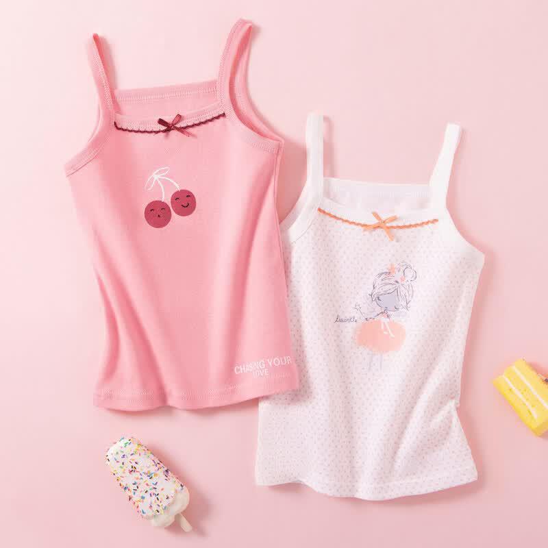 October Mommy Girls Summer Tank Top 2-Pack 130