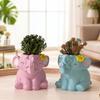 Easy Release Silicone Mold for Elephant Vase Candle Cup Succulent Planter Mould Jewelry Container Making Tool