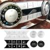 Automatic Volume Button Light Film Decoration Sticker for Mercedes-Benz C E CLS GLK Class W204 W12 Car Center Console Air