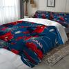Spider-Man 3-teilig 1 Bettbezug Einteiliges Bettwäsche-Set Comforte Luxus Exquisites Geburtstagsgeschenk 100% Polyester Heimdekoration