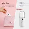 2Pcs USB Charging Facial Mister Portable Nano Mist Spray Humidifier Beauty Spray for Salon Spa Yoga