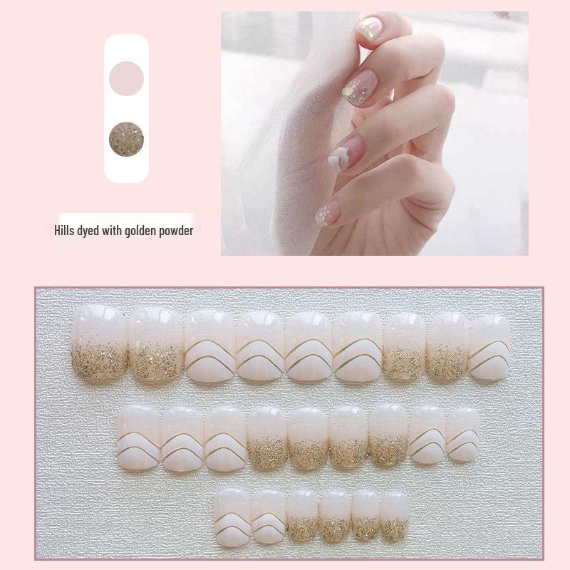 Red Xiaohongshu Style Fake Nails - 24 Piece Set
