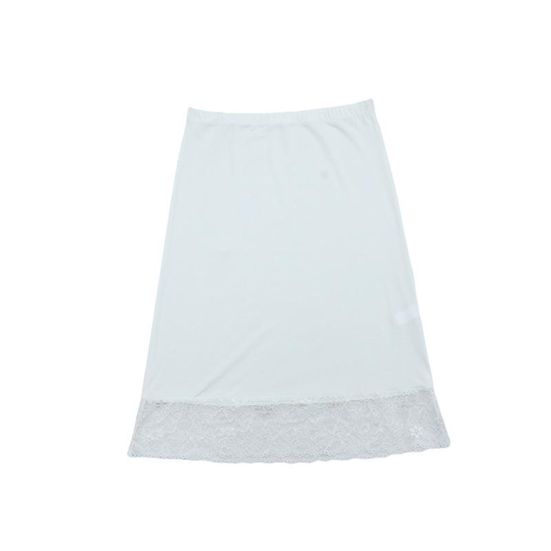Women's European & American Lace Hem Summer Dress with Anti-exposure Lining
