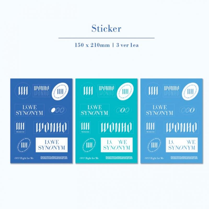 Wonho   Love Synonym  1. Right For Me   Mini Album