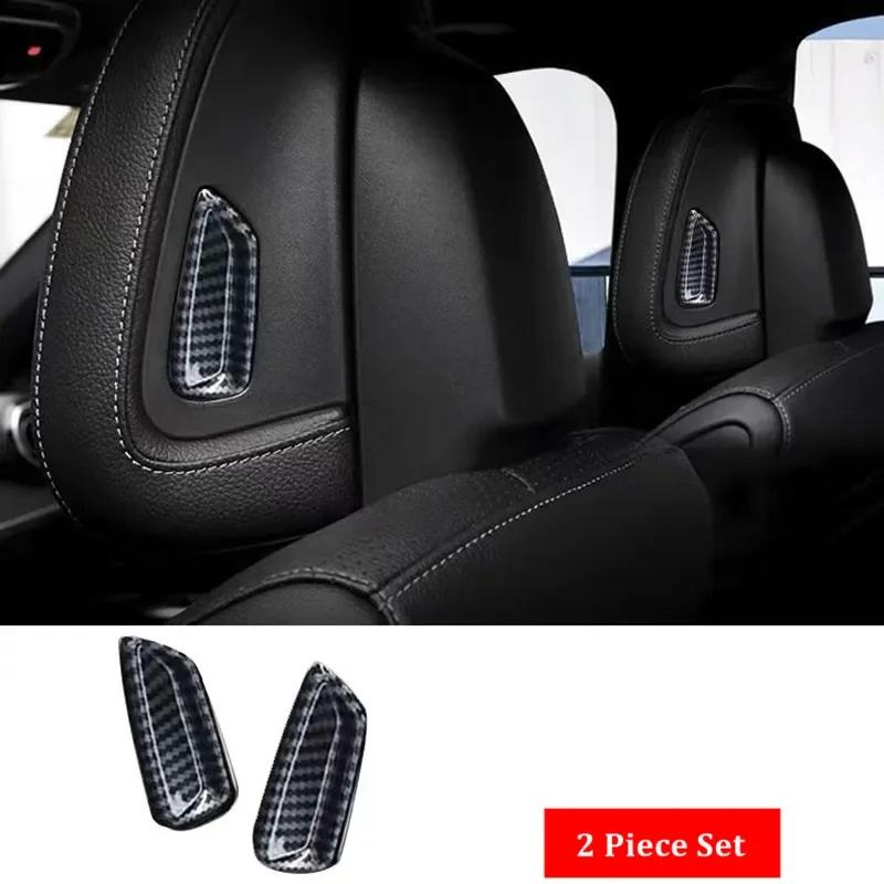 

2 Piece Set Car Seat Headrest Adjustment Switch Button Cover Trim For Mercedes Benz C Class W206 C260 C300 2022+ X254 GLC 2023