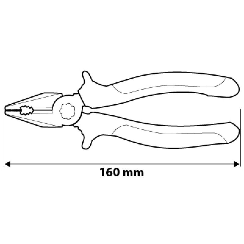 PLIERS 160MM - T N01-010