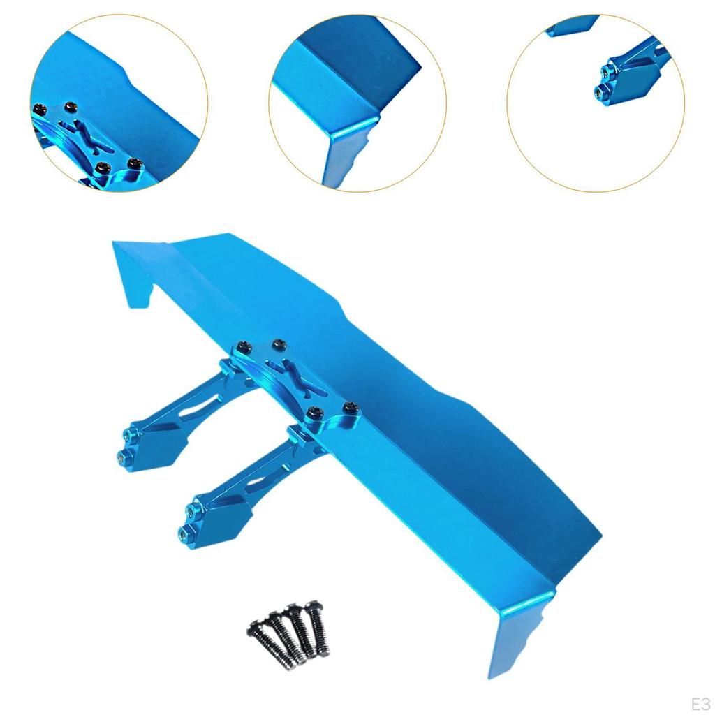 Metal Alloy Rear Wing RC Car Parts Multipurpose Tail Remote Control