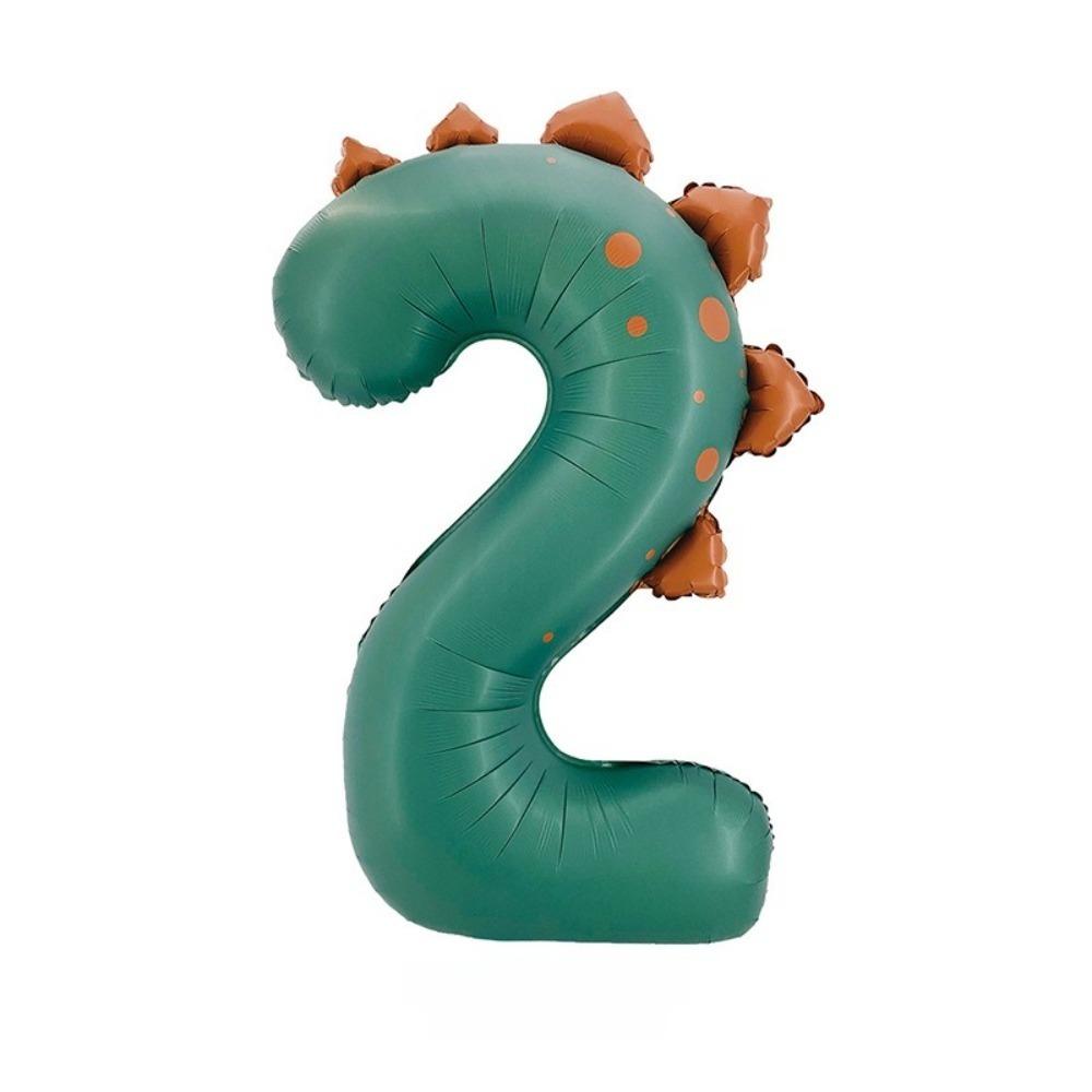 Number Shape Number Foil Balloons Aluminum Foil Cartoon Number Balloons For 1-3 Year Olds 11