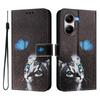 X7 Leather Phone Case for Xiaomi Poco X7 Pro C75 M7 PocoM7 PocoX7 Pro 5G Flip Cover Wallet Magnetic Painted Case Cat Flower Bear