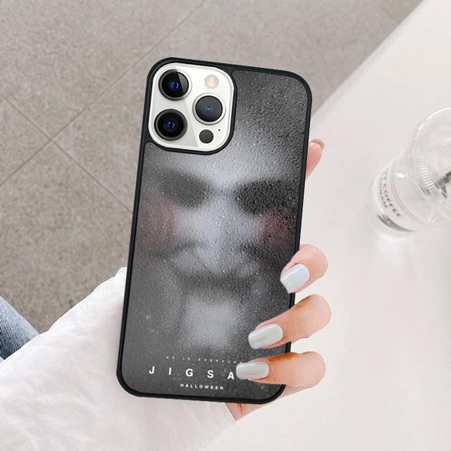 Jigsaw Saw Horror Phone Case Back Cover for iPhone 17 Air 16 15 14 13 11 12 Pro Max PlusS Shell Coque