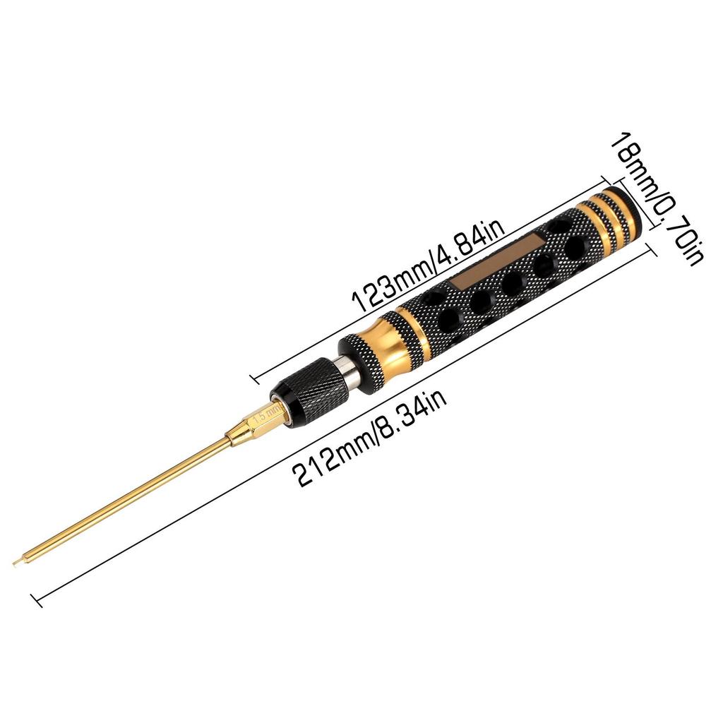 1 Set Hexagon Screwdriver Quick-change Allen Wrench Tool, Suitable for RC Car Track SCX10 Ship Type HMM