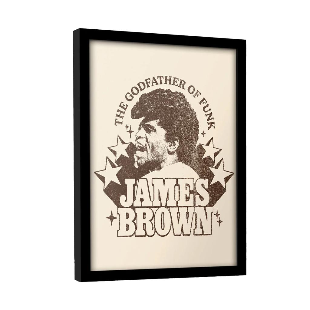 James Brown Godfather Framed Poster