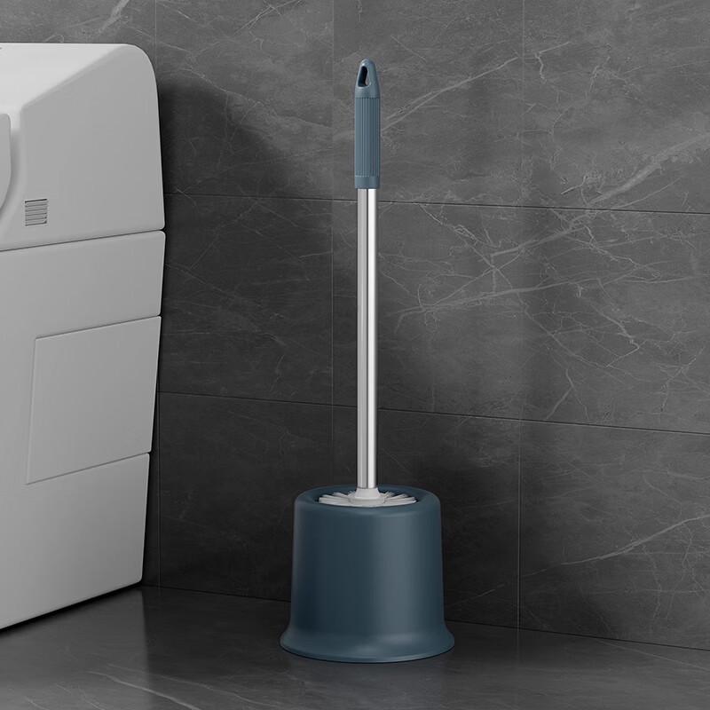 Danle Long Handle Toilet Brush with Holder