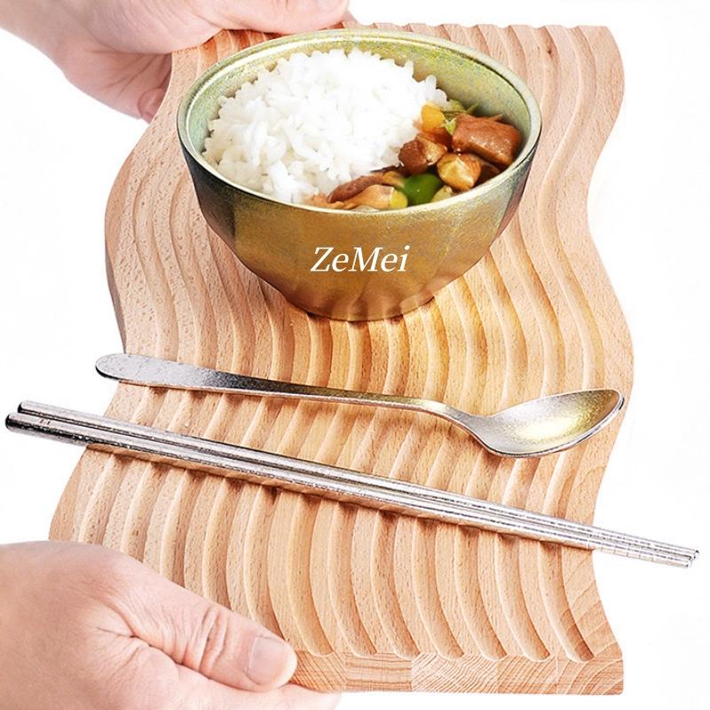Pure Titanium Double-Wall Salad Bowl,Double-Layer Ice-Flake Cut Surface 12.5 cm Home Breakfast Bowl Food Tableware,Kitchenware
