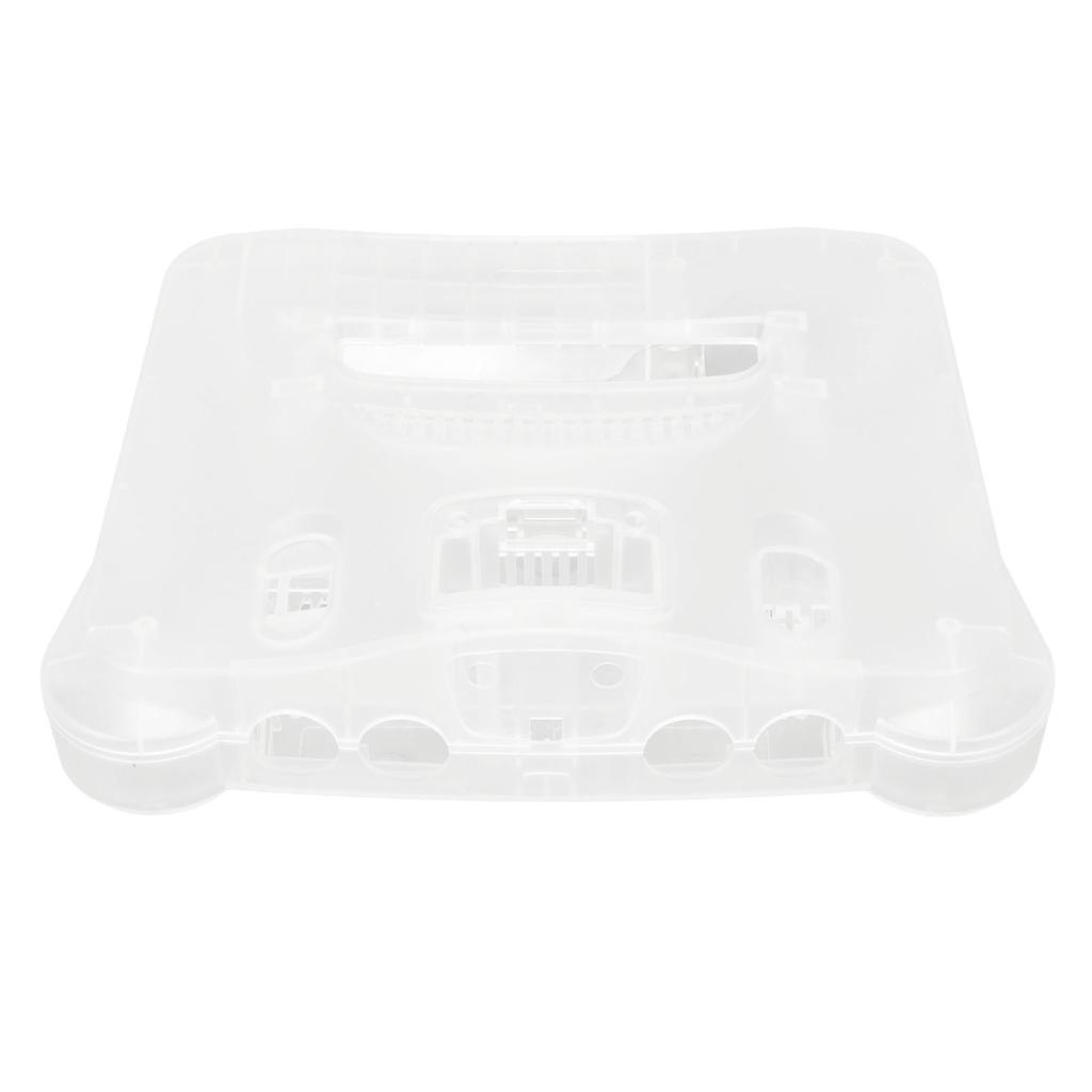 Retro Video Game Console Case Translucent White Game Console Protective Shell for N64 Retro Video Game Console