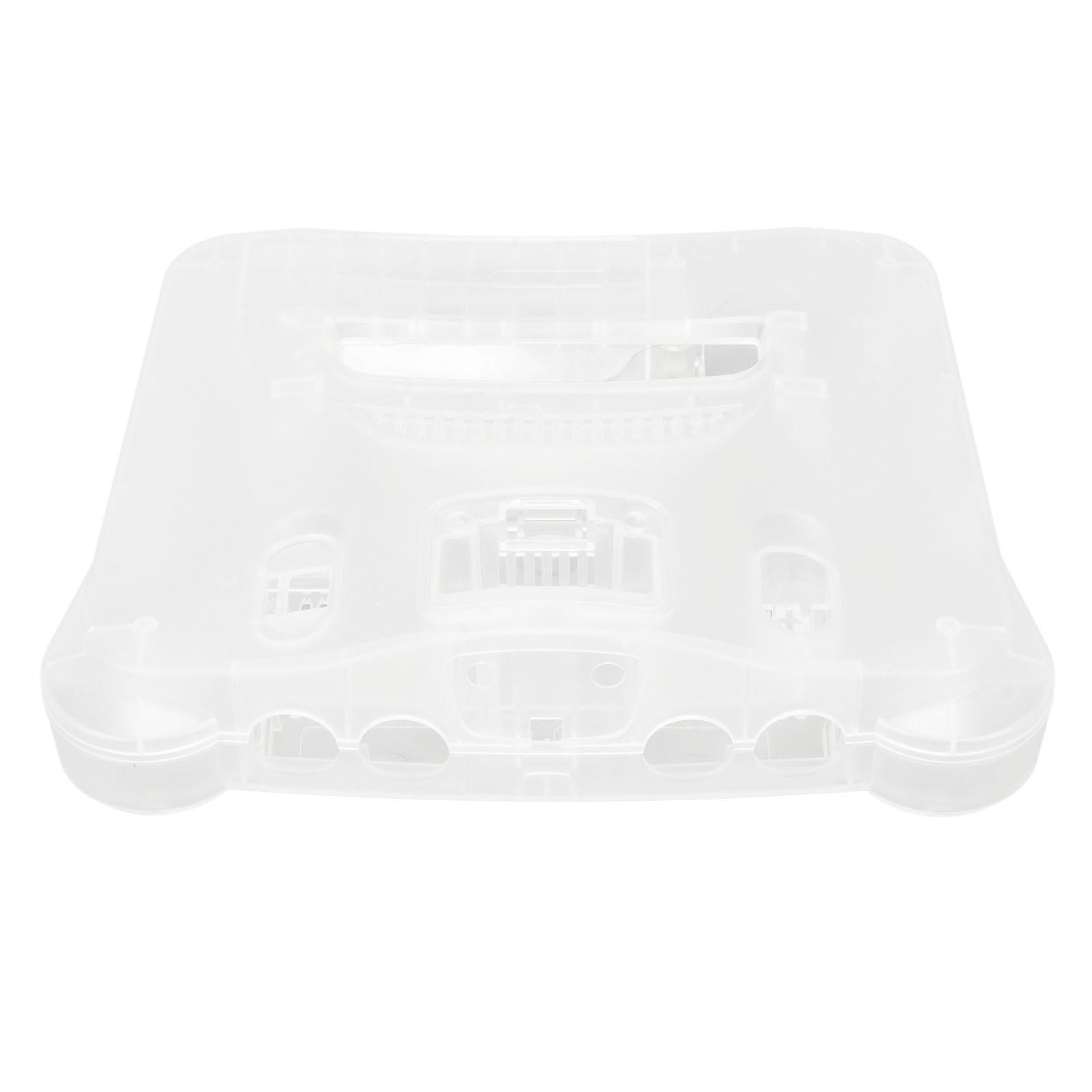 

Retro Video Game Console Case Translucent White Game Console Protective Shell for N64 Retro Video Game Console