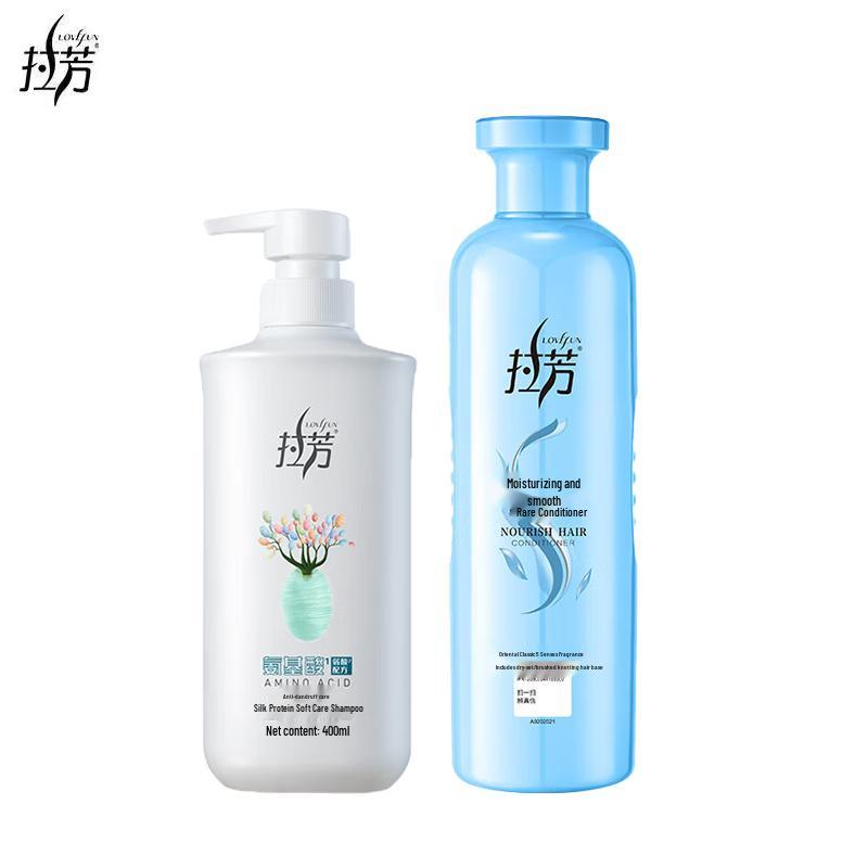 Lafang Smooth Care Anti-Dandruff Shampoo 400ml + Nourishing Conditioner 500g Set