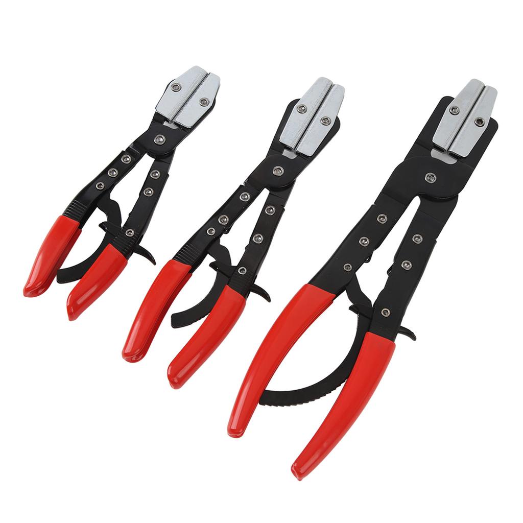 3 szt. Zestaw szczypiec do węży, regulowane szczypce do zaciskania węży z antypoślizgową rękojeścią, do węży samochodowych, przewodów chłodnicy