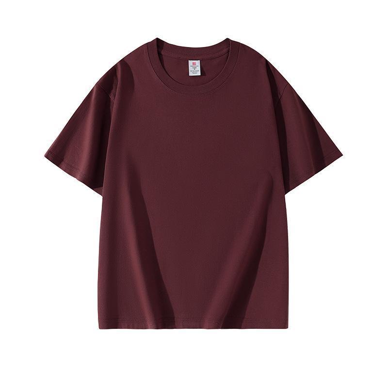 VEZFAA Women's Fashion Casual Solid Color Print Summer Spring Short Sleeve O-Neck Blouses & Shirts