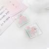 Page Holder Student Stationery Cute Flowers School Supplies Storage Clip Memo Clip Square Clip Securing Clip Documents Clip