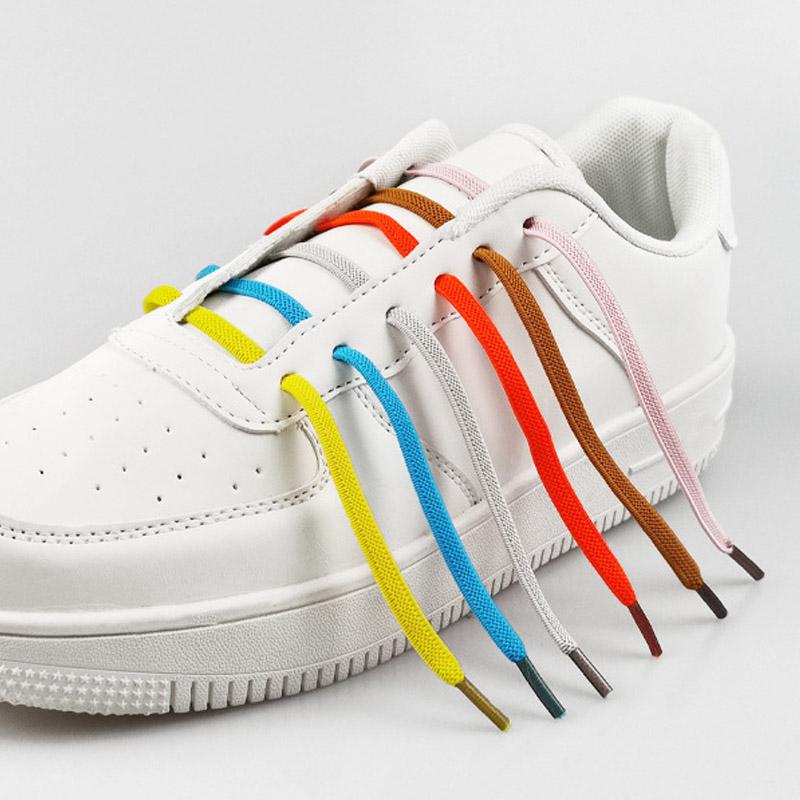 Kids Adult Elastic Popular No Tie Unisex 1Pair Capsule Buckle Shoelace Flat Sneakers Creative New High Quanlity Locking
