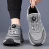 Sommer Herren Sneaker mit Drehverschluss Bequeme Rutschfeste Schnürschuhe Langlebige Schuhe für Herren Outdoor-Aktivitäten Freizeitschuhe