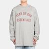 Fear of God Essentials Jersey Long-Sleeve Tee Dark Heather Men Tops Grey 125BT244201F