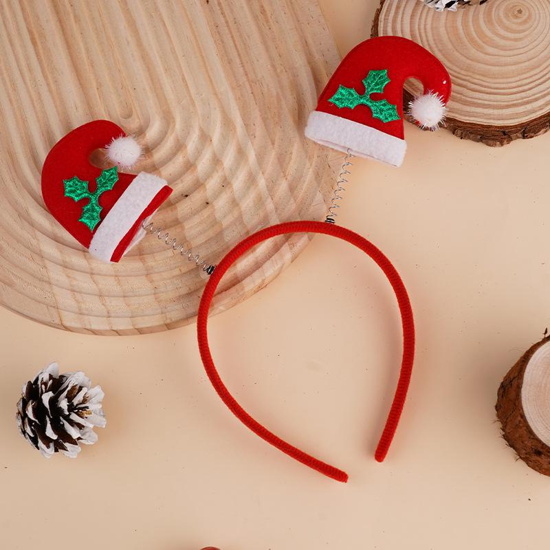 Świecące Świąteczne Akcesoria do Włosów Bałwana: Świecąca opaska i spinka do włosów dla dorosłych i dzieci