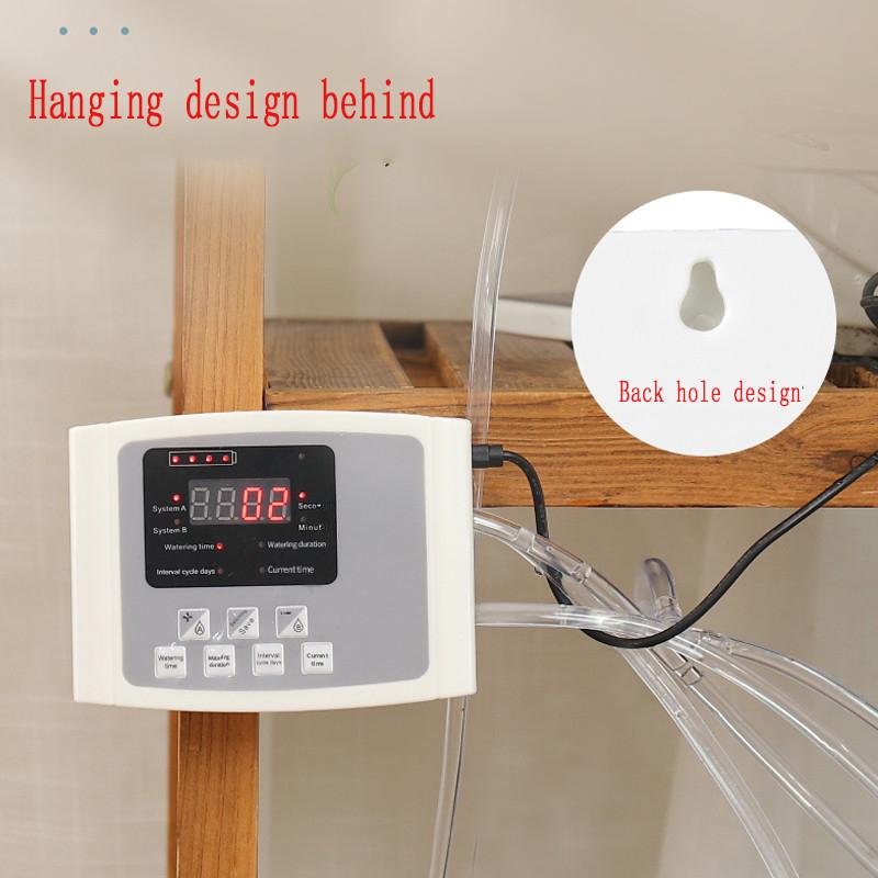Double Pump Automatic Watering Device Controller Timer System Solar Energy Intelligent Garden Drip Irrigation Device