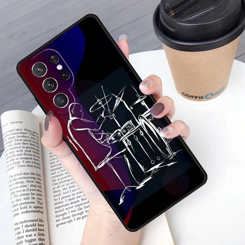 Musical Music Note phone case Cover For Samsung Galaxy S24 S25 Ultra S21 S22 Ultra S10E Note 10 Plus Note 20 FE S23