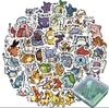 96 pieces of cute anime Pokmon stickers, cartoon sticker decorations, DIY laptop decals, reward gifts, student toys party gifts
