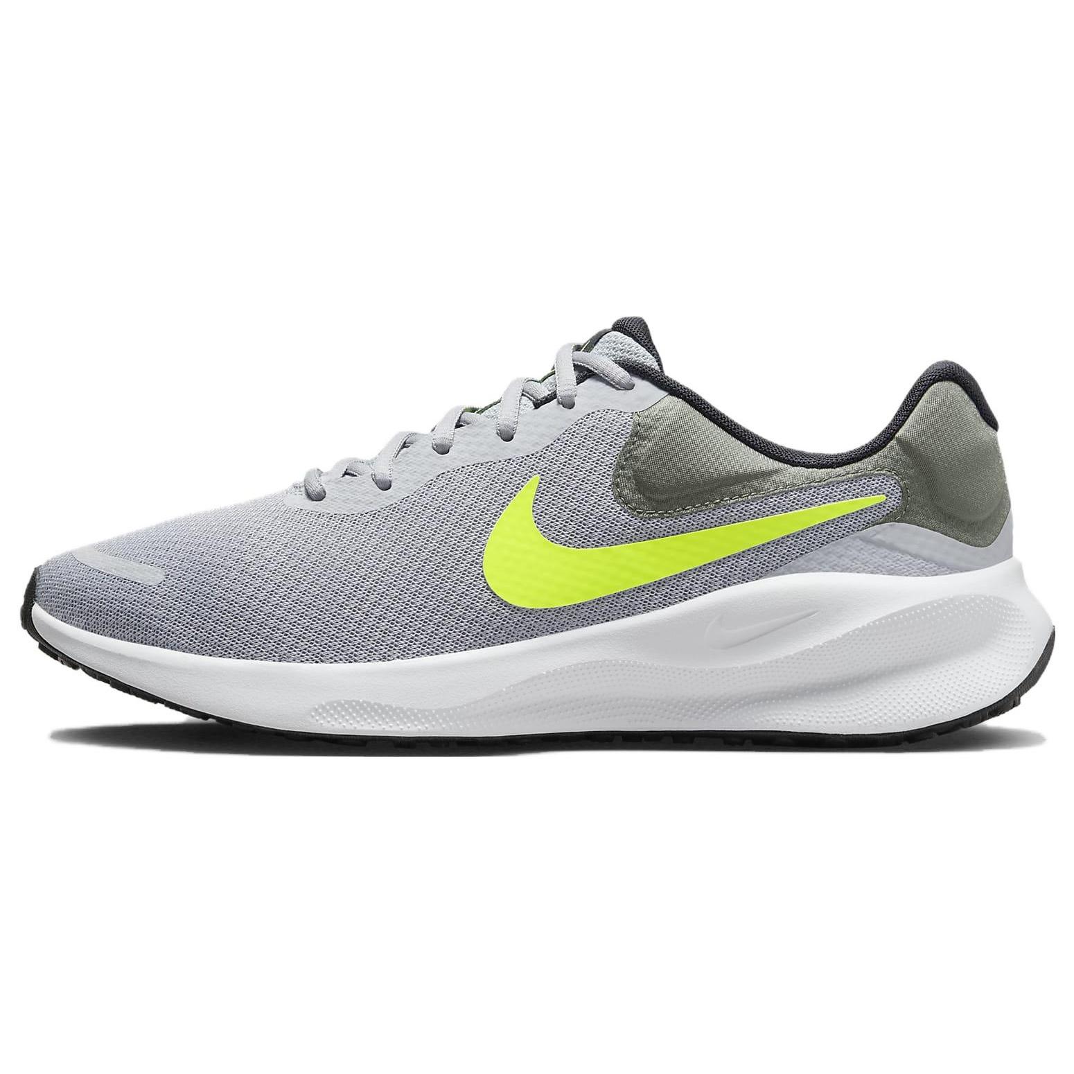 Nike Revolution 7  Wolf Grey Volt  Men s FB2207-002 EU 45