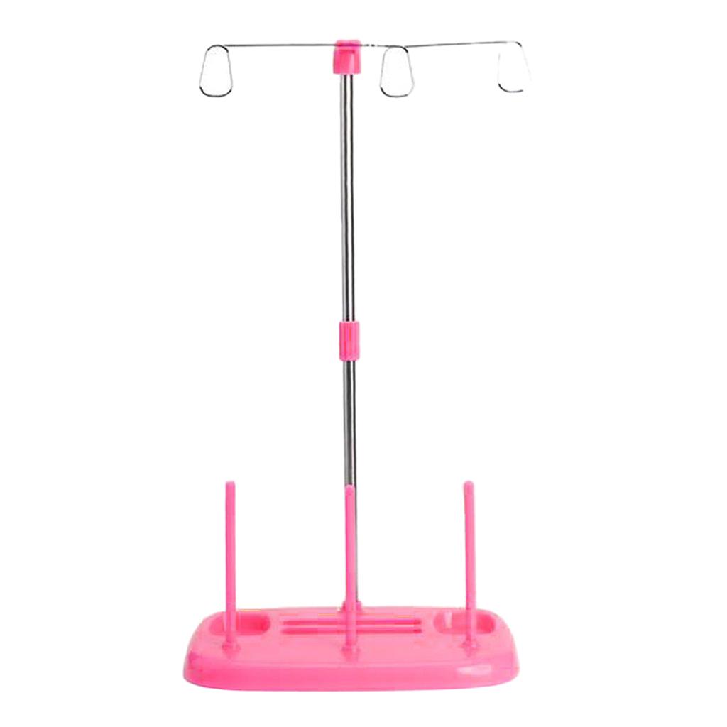 Stable 3 Thread Spool Holder Stand Set for Household Embroidery Sewing Machines Accessories