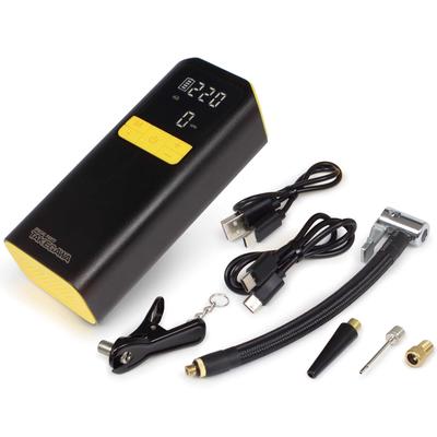 Specialdelar Takegawa e-Luftpump (Elektrisk luftpump) (4000mAh/19L/min) (5V/2A) Universell Modell 08-02-0047, Elektrisk Luftpump för Bilar, Cyklar, Motorcyklar