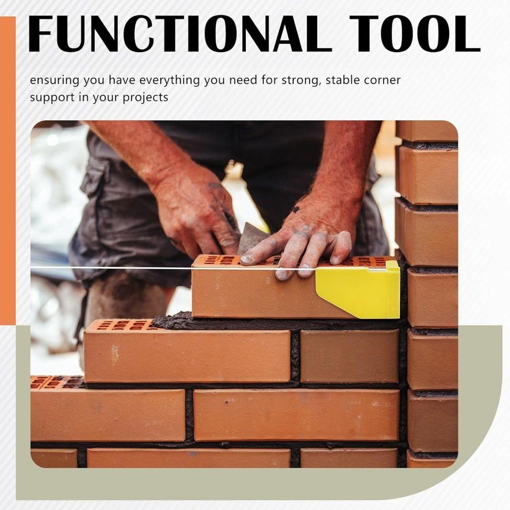 Yellow Brick Line Anchor Reusable Masonry Tool Line Angle Bracket Construction