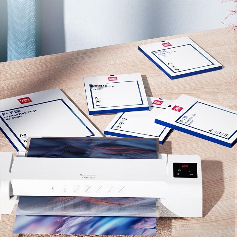 Deli A4 Laminating Film CN plug (adapter included)