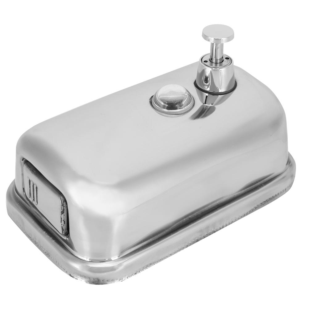 500ml Stainless Steel Wall Mounted Soap Dispenser Manual Lotion Dispenser for Home Bathroom Manual Soap Dispenser Soap Dispenser