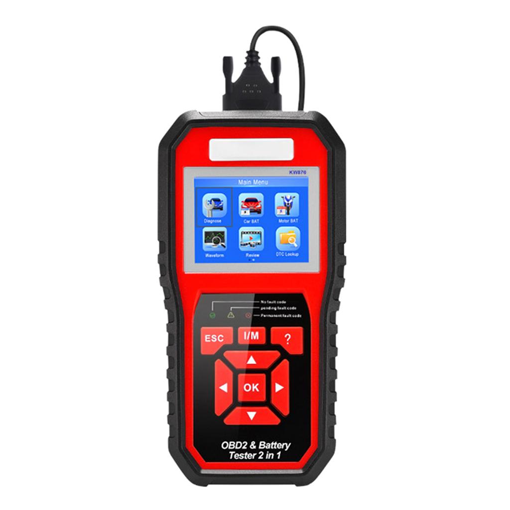 Profession Auto Battery Tester Scanner Diagnostic Tool Code Reader for Vehicle Troubleshooting Efficient Fault Detection