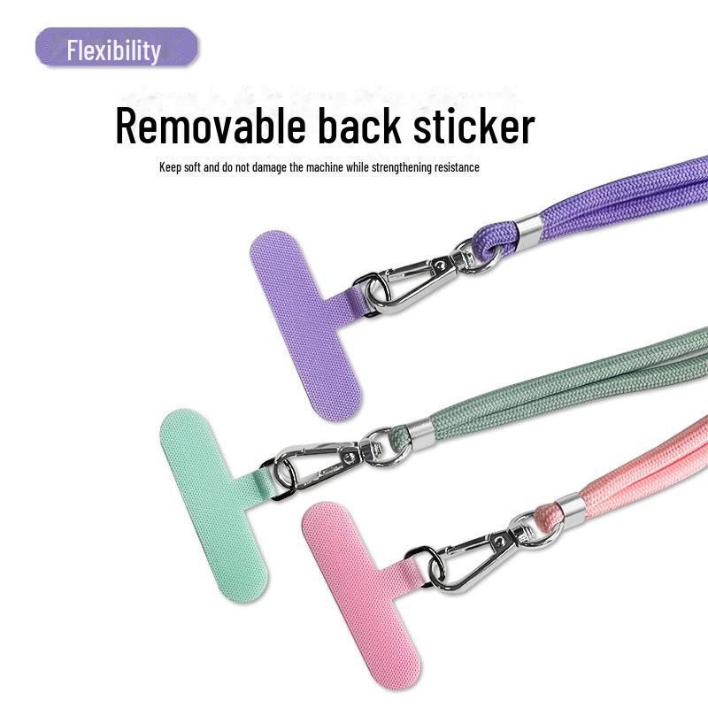 Adjustable Retractable Crossbody Phone Lanyard - Unisex Poly Neck Strap with Clip